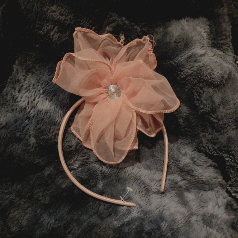 fashion forever beautiful woman's headband extra large flower diamond rinestone